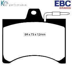 EBC Blackstuff Bremsbelägeoptimierter Austauschbremsbelag - DP349