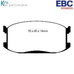 EBC Blackstuff Bremsbelägeoptimierter Austauschbremsbelag - DP387