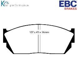 EBC Blackstuff Bremsbelägeoptimierter Austauschbremsbelag - DP432