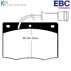 EBC Blackstuff Bremsbelägeoptimierter Austauschbremsbelag - DP437