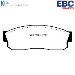 EBC Greenstuff BremsbelägeAramid Bremsbelag für mehr Bremskraft - DP2452