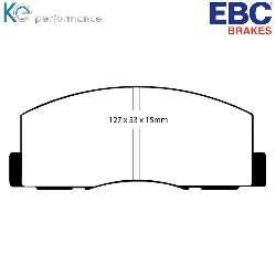 EBC Blackstuff Bremsbelägeoptimierter Austauschbremsbelag - DP461