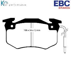 EBC Blackstuff Bremsbelägeoptimierter Austauschbremsbelag - DP489/2