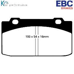 EBC Yellowstuff BremsbelägeHigh End Lösung für schnelle Straßenfahrzeuge - DP4506R