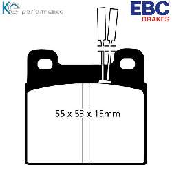 EBC Blackstuff Bremsbelägeoptimierter Austauschbremsbelag - DP508