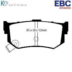 EBC Blackstuff Bremsbelägeoptimierter Austauschbremsbelag - DP514/2