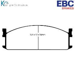 EBC Blackstuff Bremsbelägeoptimierter Austauschbremsbelag - DP535