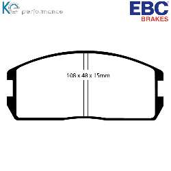 EBC Blackstuff Bremsbelägeoptimierter Austauschbremsbelag - DP537