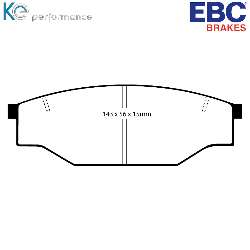 EBC Blackstuff Bremsbelägeoptimierter Austauschbremsbelag - DP539