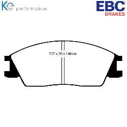 EBC Blackstuff Bremsbelägeoptimierter Austauschbremsbelag - DP556