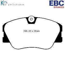 EBC Blackstuff Bremsbelägeoptimierter Austauschbremsbelag - DP577