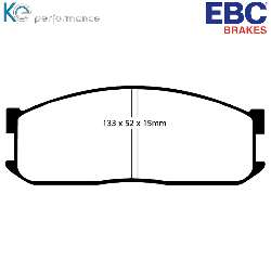 EBC Blackstuff Bremsbelägeoptimierter Austauschbremsbelag - DP599