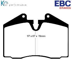 EBC Bluestuff NDX EBC RennbremsbelägeFür Rennen und Langstreckenrennen - DP5612NDX