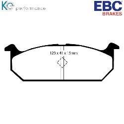 EBC Blackstuff Bremsbelägeoptimierter Austauschbremsbelag - DP613