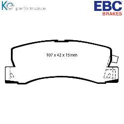 EBC Yellowstuff BremsbelägeHigh End Lösung für schnelle Straßenfahrzeuge - DP4628R