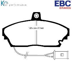 EBC Blackstuff Bremsbelägeoptimierter Austauschbremsbelag - DP643