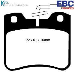 EBC Greenstuff BremsbelägeAramid Bremsbelag für mehr Bremskraft - DP2656