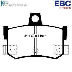 EBC Blackstuff Bremsbelägeoptimierter Austauschbremsbelag - DP662/2