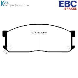 EBC Blackstuff Bremsbelägeoptimierter Austauschbremsbelag - DP683