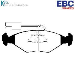 EBC Blackstuff Bremsbelägeoptimierter Austauschbremsbelag - DP704