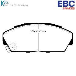 EBC Blackstuff Bremsbelägeoptimierter Austauschbremsbelag - DP719/2