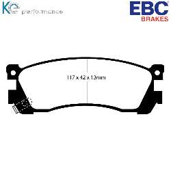 EBC Blackstuff Bremsbelägeoptimierter Austauschbremsbelag - DP740