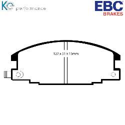 EBC Blackstuff Bremsbelägeoptimierter Austauschbremsbelag - DP746