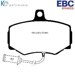 EBC Blackstuff Bremsbelägeoptimierter Austauschbremsbelag - DP756