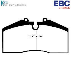 EBC Greenstuff BremsbelägeAramid Bremsbelag für mehr Bremskraft - DP2767