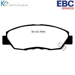 EBC Blackstuff Bremsbelägeoptimierter Austauschbremsbelag - DP812/2