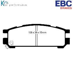 EBC Blackstuff Bremsbelägeoptimierter Austauschbremsbelag - DP821