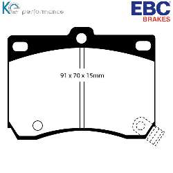 EBC Blackstuff Bremsbelägeoptimierter Austauschbremsbelag - DP824