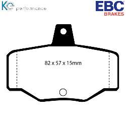 EBC Yellowstuff BremsbelägeHigh End Lösung für schnelle Straßenfahrzeuge - DP4834R