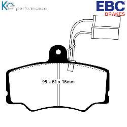 EBC Blackstuff Bremsbelägeoptimierter Austauschbremsbelag - DP835
