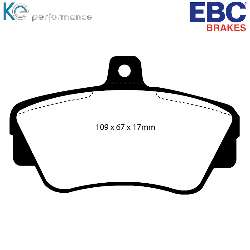 EBC Blackstuff Bremsbelägeoptimierter Austauschbremsbelag - DP838