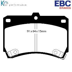 EBC Yellowstuff BremsbelägeHigh End Lösung für schnelle Straßenfahrzeuge - DP4884R