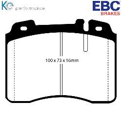EBC Greenstuff BremsbelägeAramid Bremsbelag für mehr Bremskraft - DP2927/2