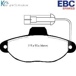 EBC Greenstuff BremsbelägeAramid Bremsbelag für mehr Bremskraft - DP2945