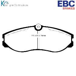 EBC Blackstuff Bremsbelägeoptimierter Austauschbremsbelag - DP947