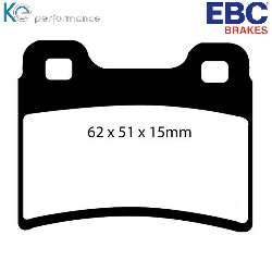EBC Blackstuff Bremsbelägeoptimierter Austauschbremsbelag - DP953