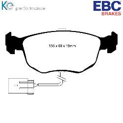 EBC Yellowstuff BremsbelägeHigh End Lösung für schnelle Straßenfahrzeuge - DP4956R