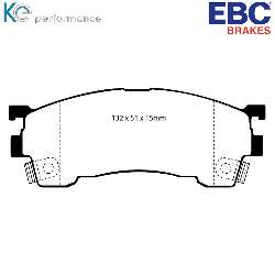 EBC Greenstuff BremsbelägeAramid Bremsbelag für mehr Bremskraft - DP2971