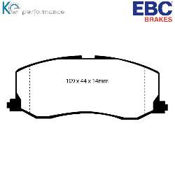 EBC Blackstuff Bremsbelägeoptimierter Austauschbremsbelag - DP977