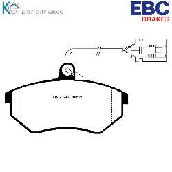EBC Blackstuff Bremsbelägeoptimierter Austauschbremsbelag - DP981