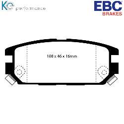 EBC Yellowstuff BremsbelägeHigh End Lösung für schnelle Straßenfahrzeuge - DP4987R