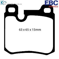 EBC Yellowstuff BremsbelägeHigh End Lösung für schnelle Straßenfahrzeuge - DP4996R
