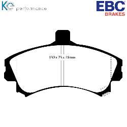 EBC Blackstuff Bremsbelägeoptimierter Austauschbremsbelag - DP1045