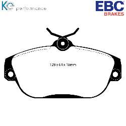 EBC Greenstuff BremsbelägeAramid Bremsbelag für mehr Bremskraft - DP21095