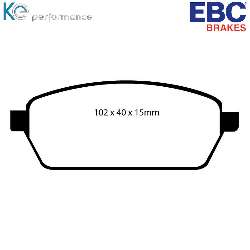 EBC Blackstuff Bremsbelägeoptimierter Austauschbremsbelag - DP1106