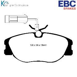 EBC Yellowstuff BremsbelägeHigh End Lösung für schnelle Straßenfahrzeuge - DP41109R